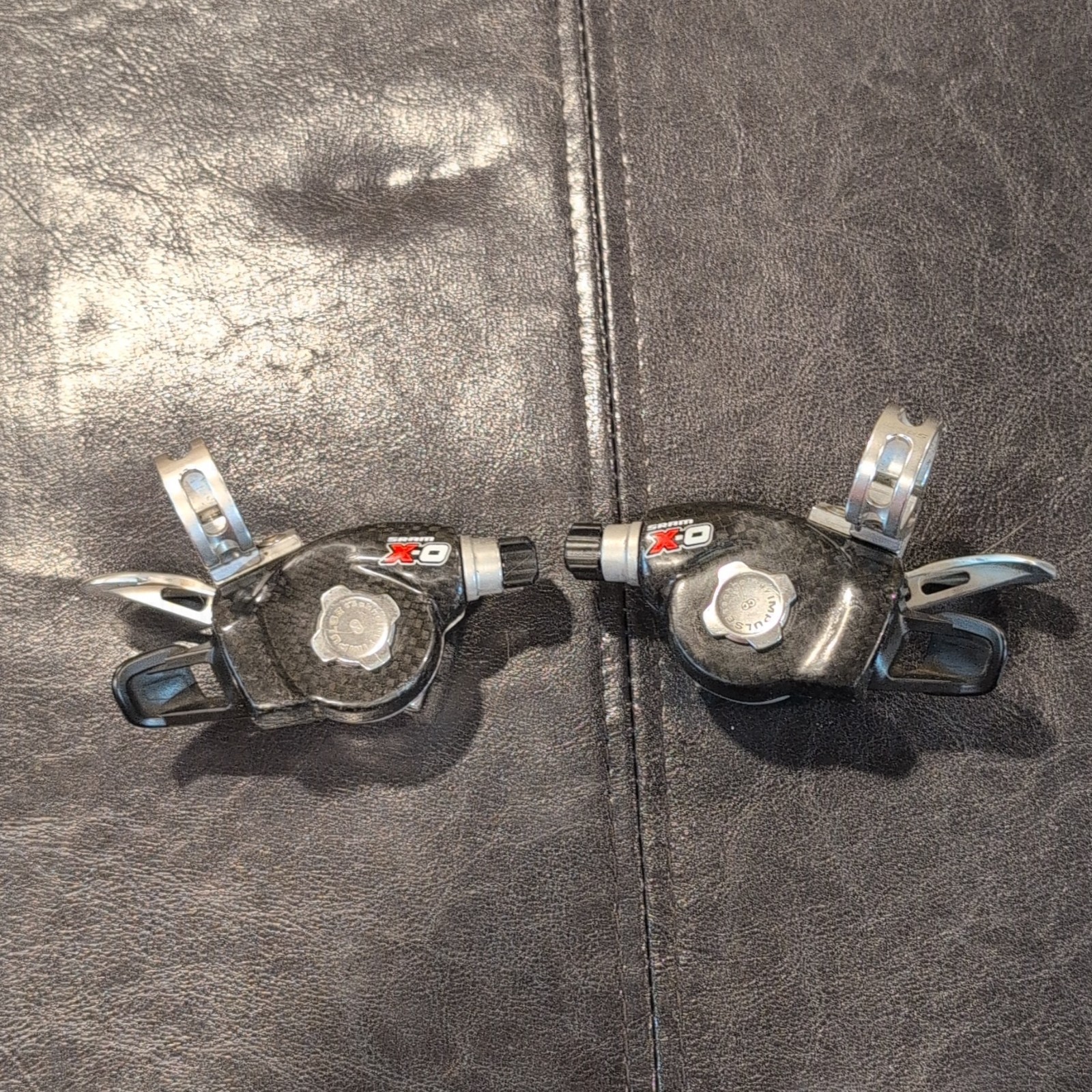 SRAM X0 9-Speed Trigger Shifter Set Pair, Shifters for SRAM X0, Black/Silver