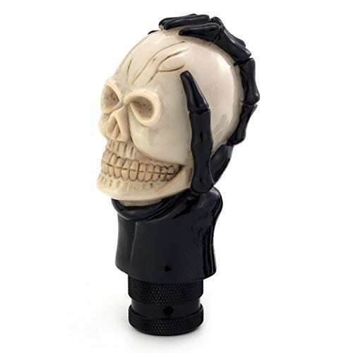 Skull Manual Car Knob Shifter – Auto Gear Shift Handle – Magic Skeleton Beige