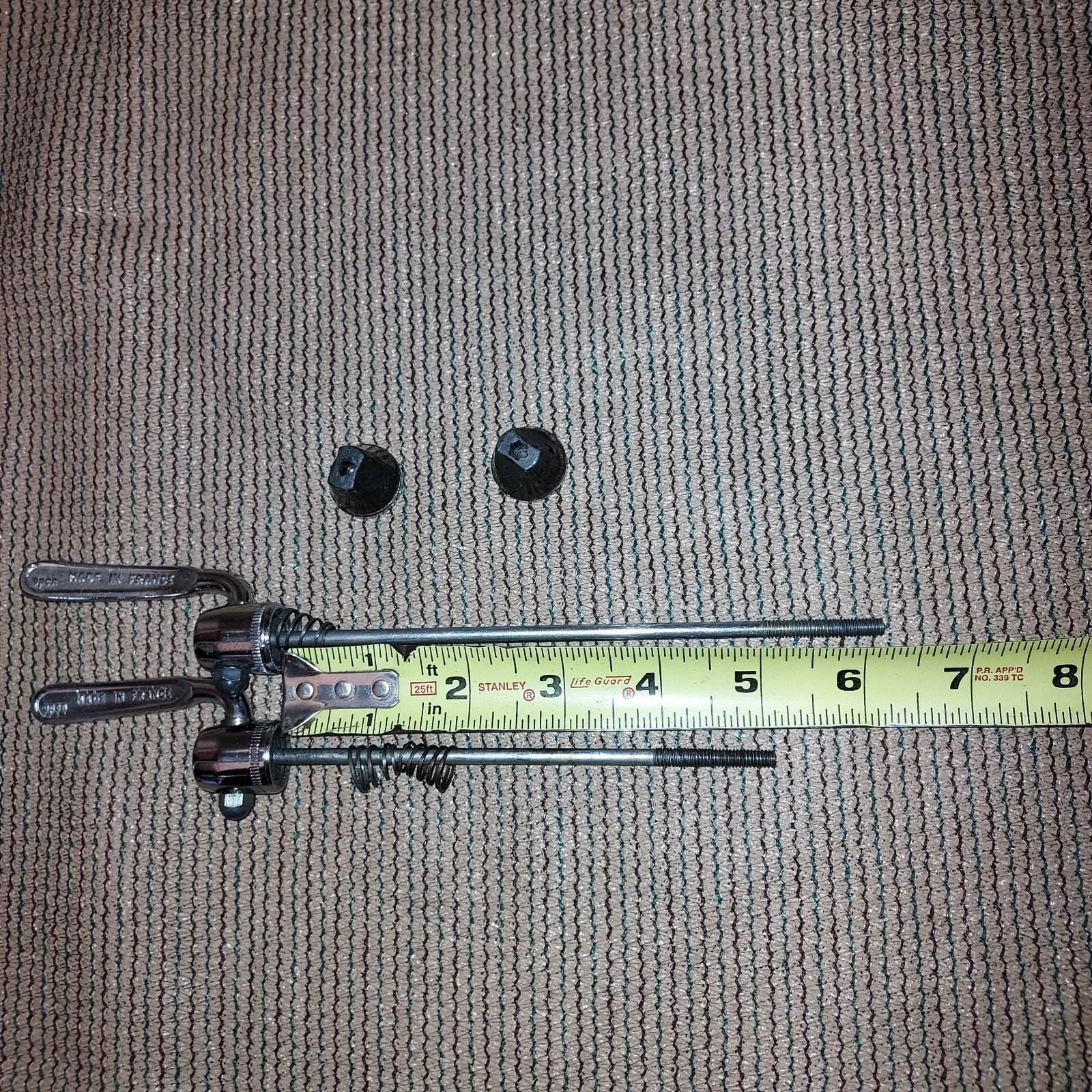 2 Vintage Sachs Maillard Front/Rear skewers 130mm 160mm