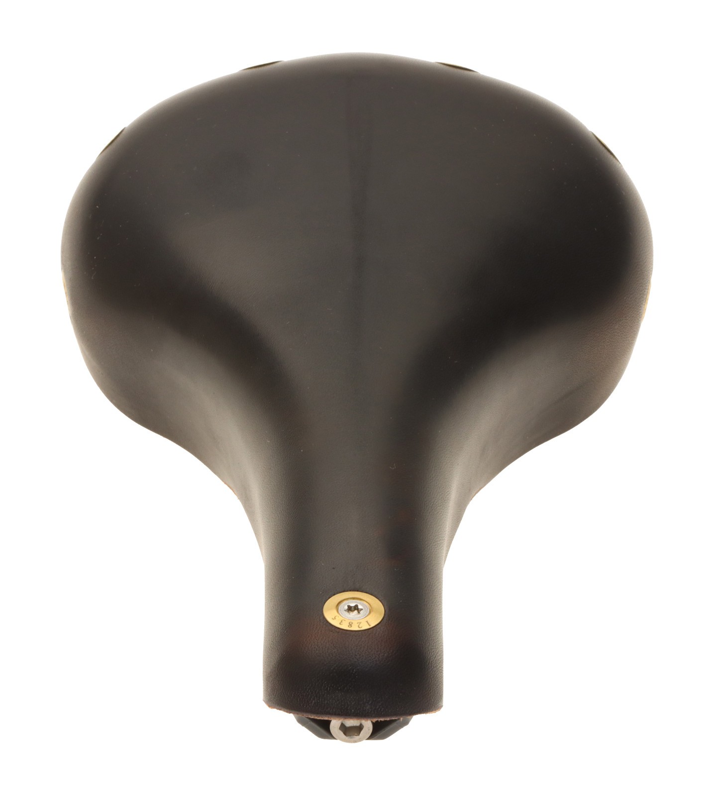 Gilles Berthoud Agnel Saddle Titanium Rails Hard Leather Black NEW NOS NIB