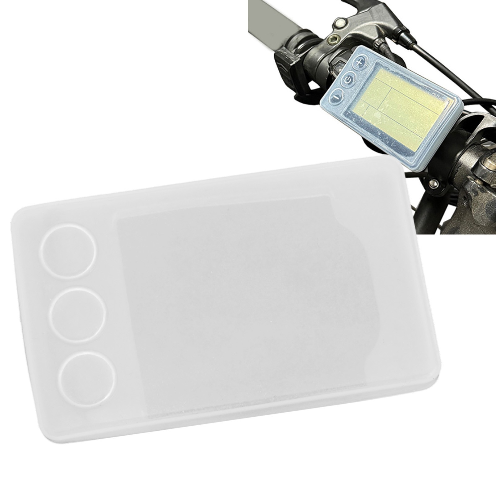 Stretch Resistant Silicone Case for S866 Electric Bike Display Protection