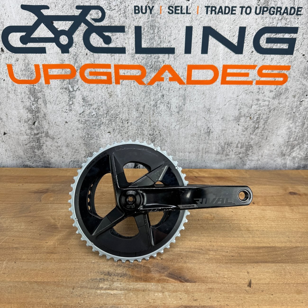 SRAM Rival AXS D1 175mm 48/35t 12-Speed 4-Bolt 107 BCD Crankset DUB Spindle 867g