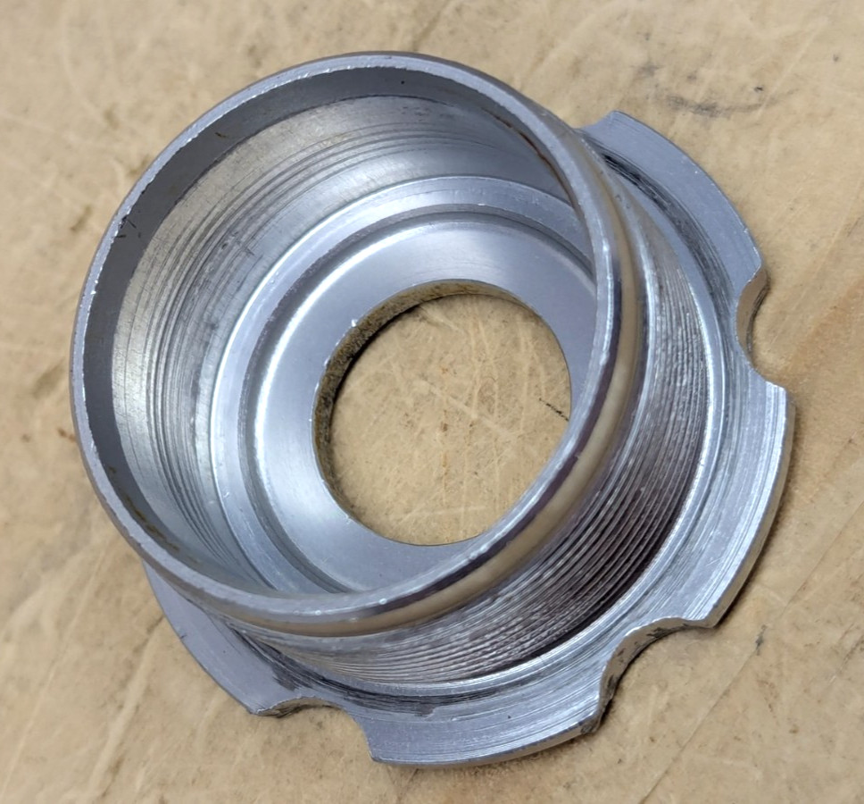 Vintage Campagnolo Bottom Bracket 68mm 116mm 1.37×24 BSA ISO English Silver