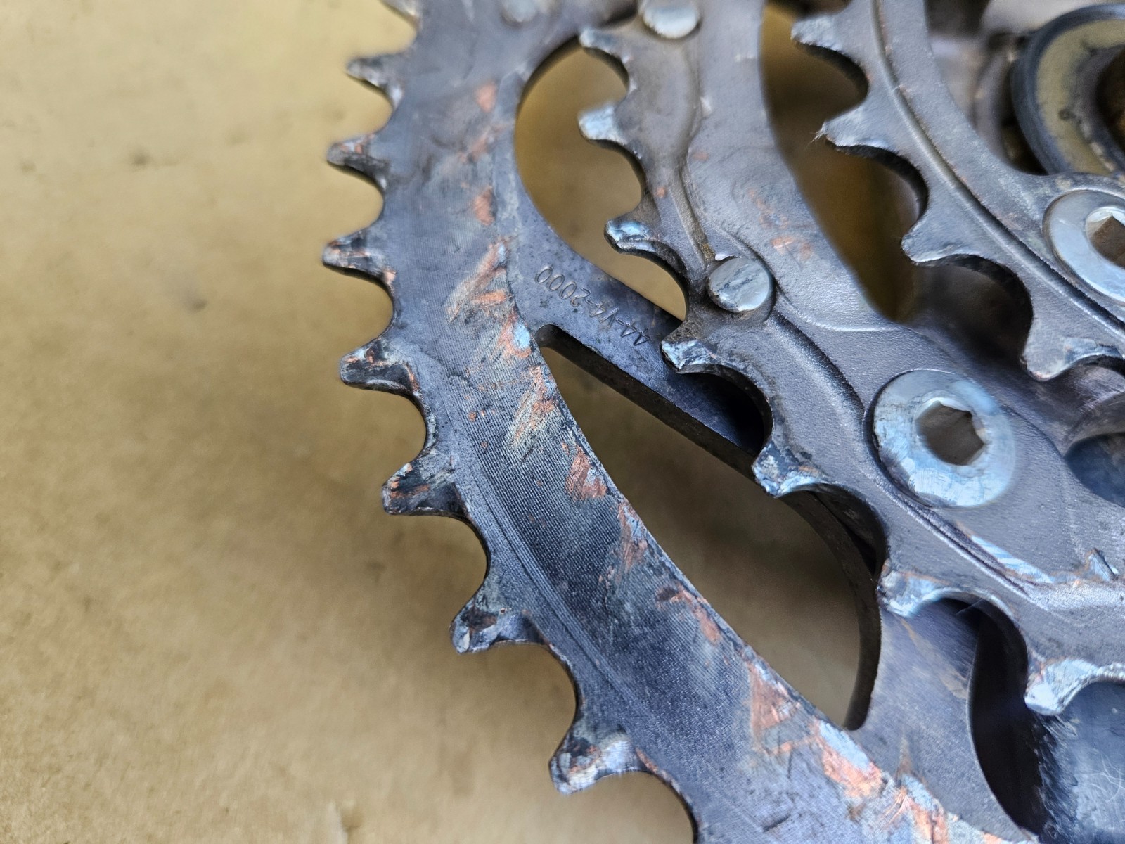Truvativ Stylo Carbon Fiber Triple Mountain Bike Crankset 175mm 44/32/22 GXP