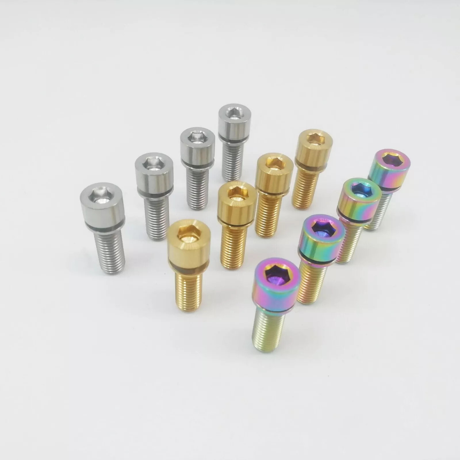 New Colorful Titanium Ti Bolt Screw M7x20mm Washer Allen Head