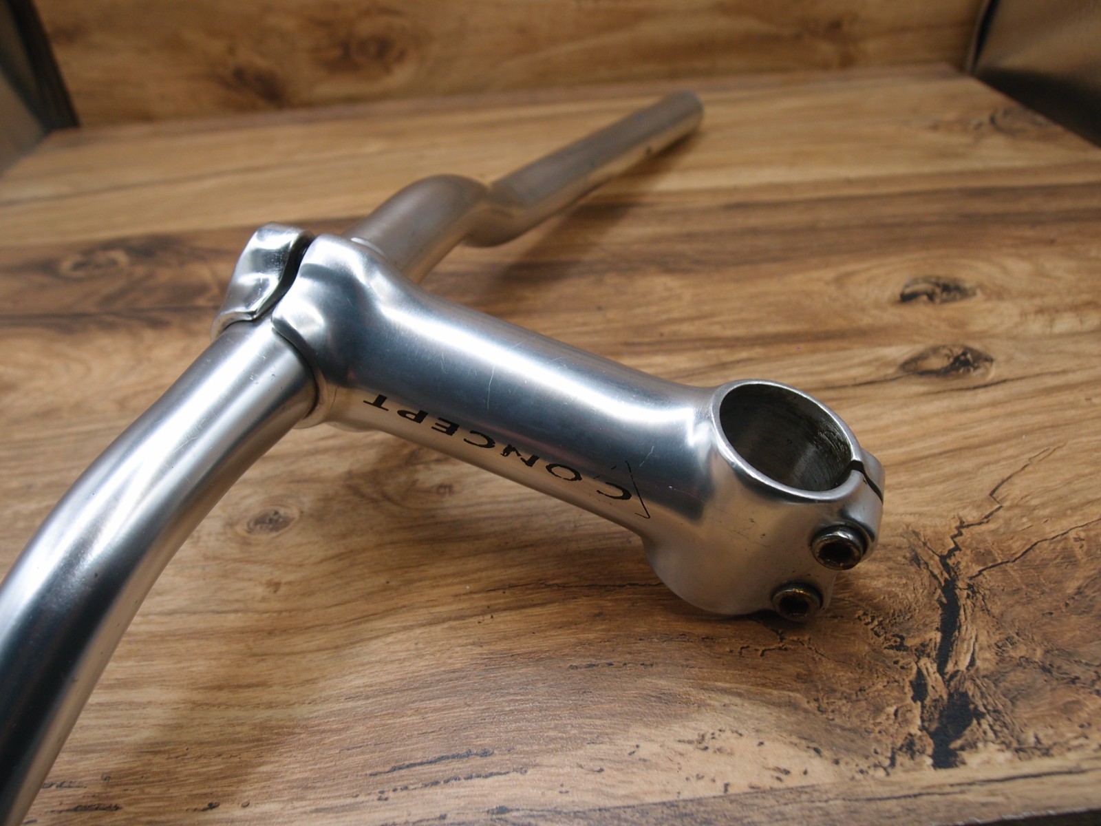 riser handlebar Humpert Race Power Downhill + ahead stem Concept 1 1/8 in