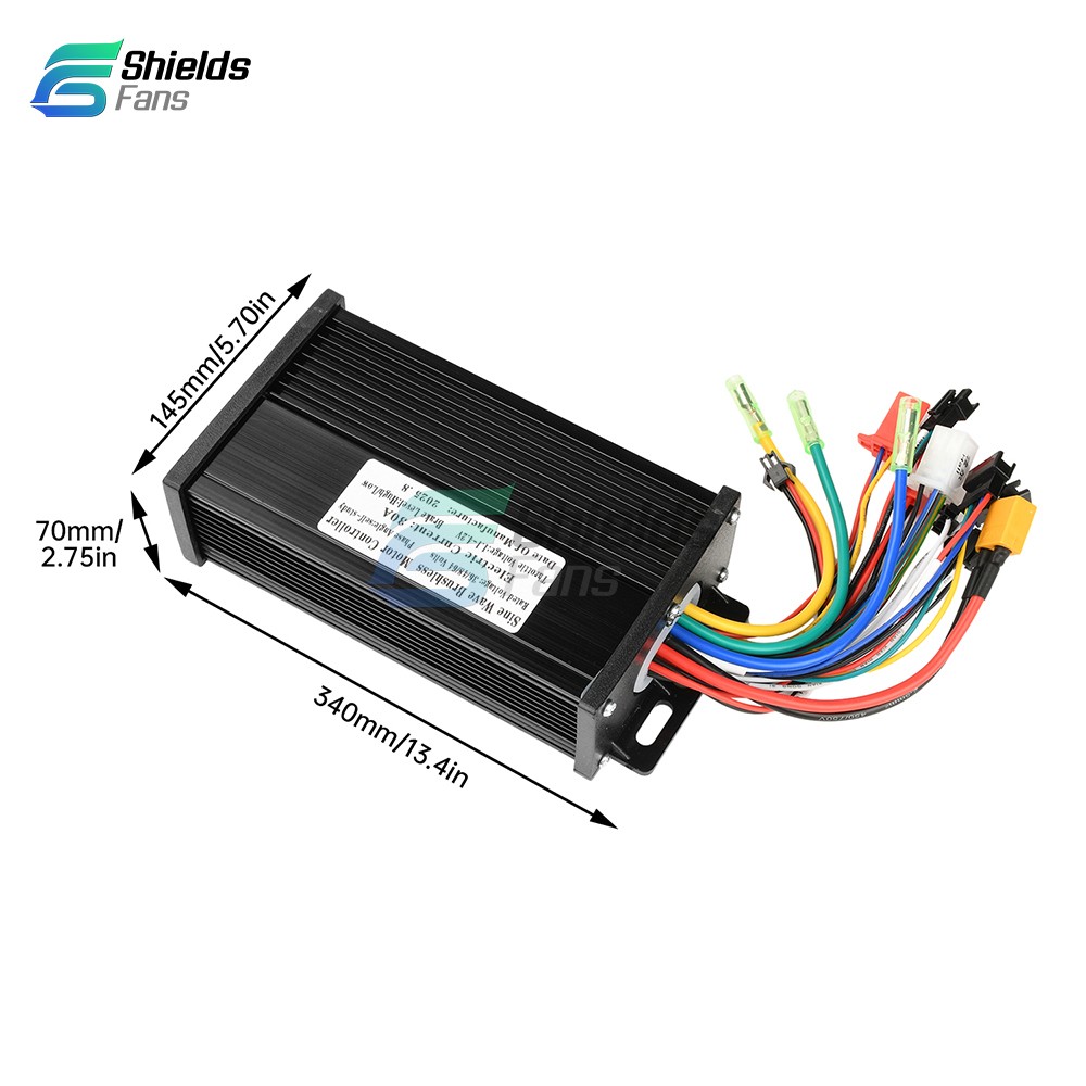 36V 48V 64V 40A 30A 20A Brushless Motor Controller E-Bike S866 LCD Display Meter