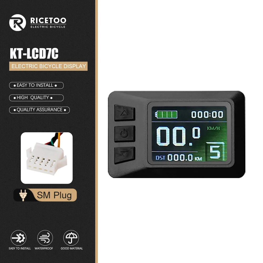 Electric Bicycle Display KT LCD3 LCD4 LCD5 LCD8H LCD9R 24V 36V 48V 72V Display
