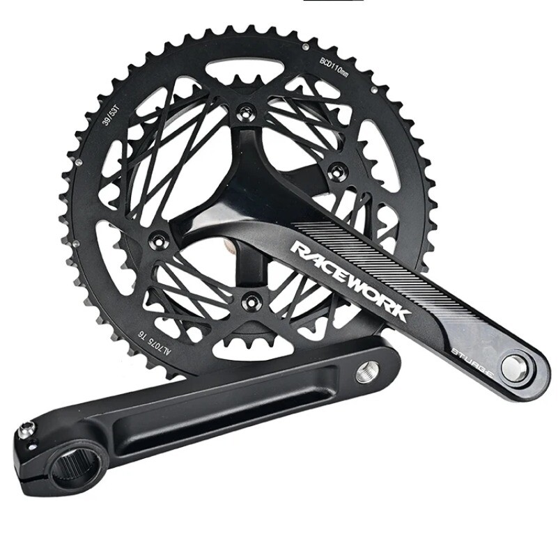 170mm Road Bike Crank Arm 10-12S 110BCD 50-34T 53-39TDouble Sprocket with BB