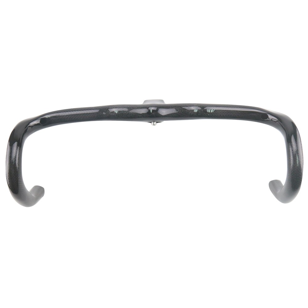 Road Bike Carbon Handlebar Stem Integrated 3K Gloss Bicycle Handlebars