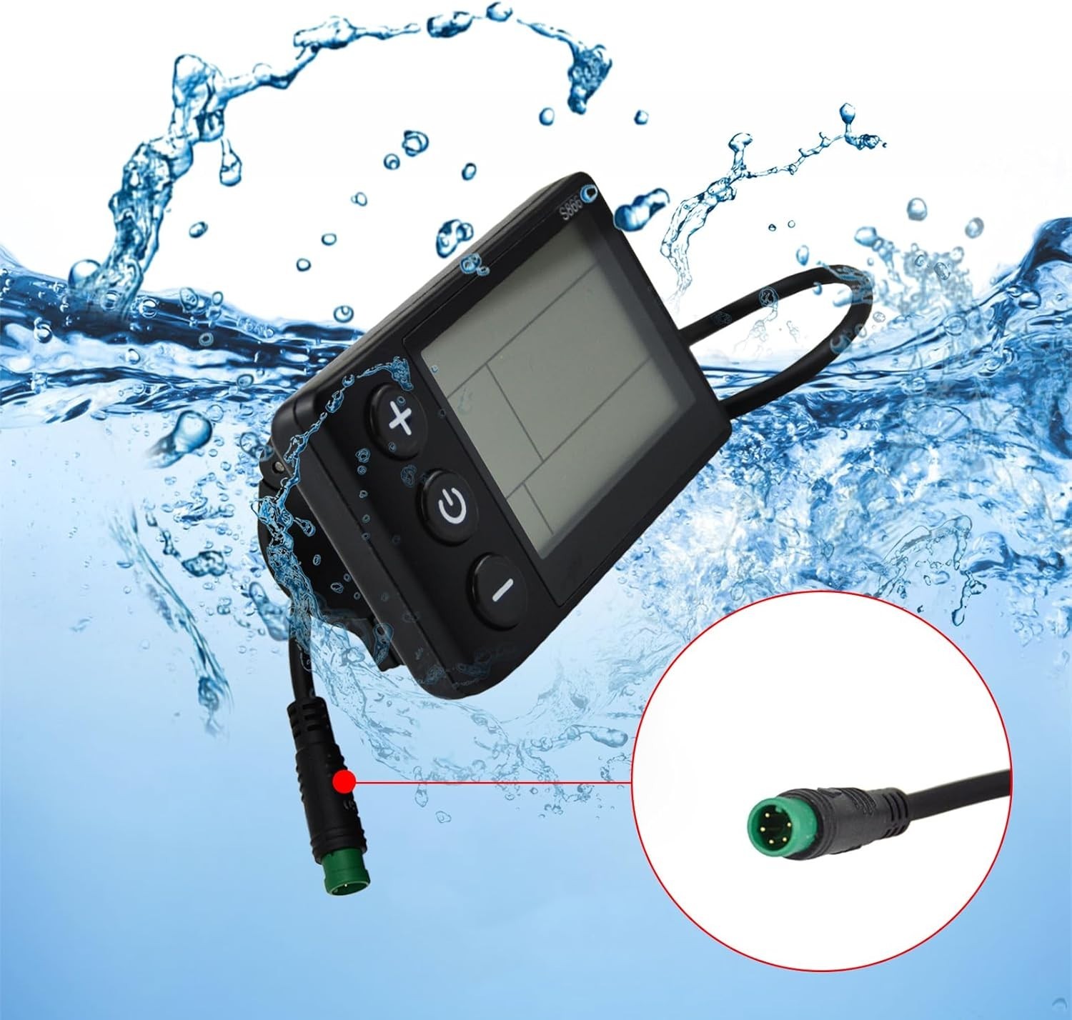 S866 eBike LCD Display Meter: Wireless 24V 36V 48V Control Panel with Backlight