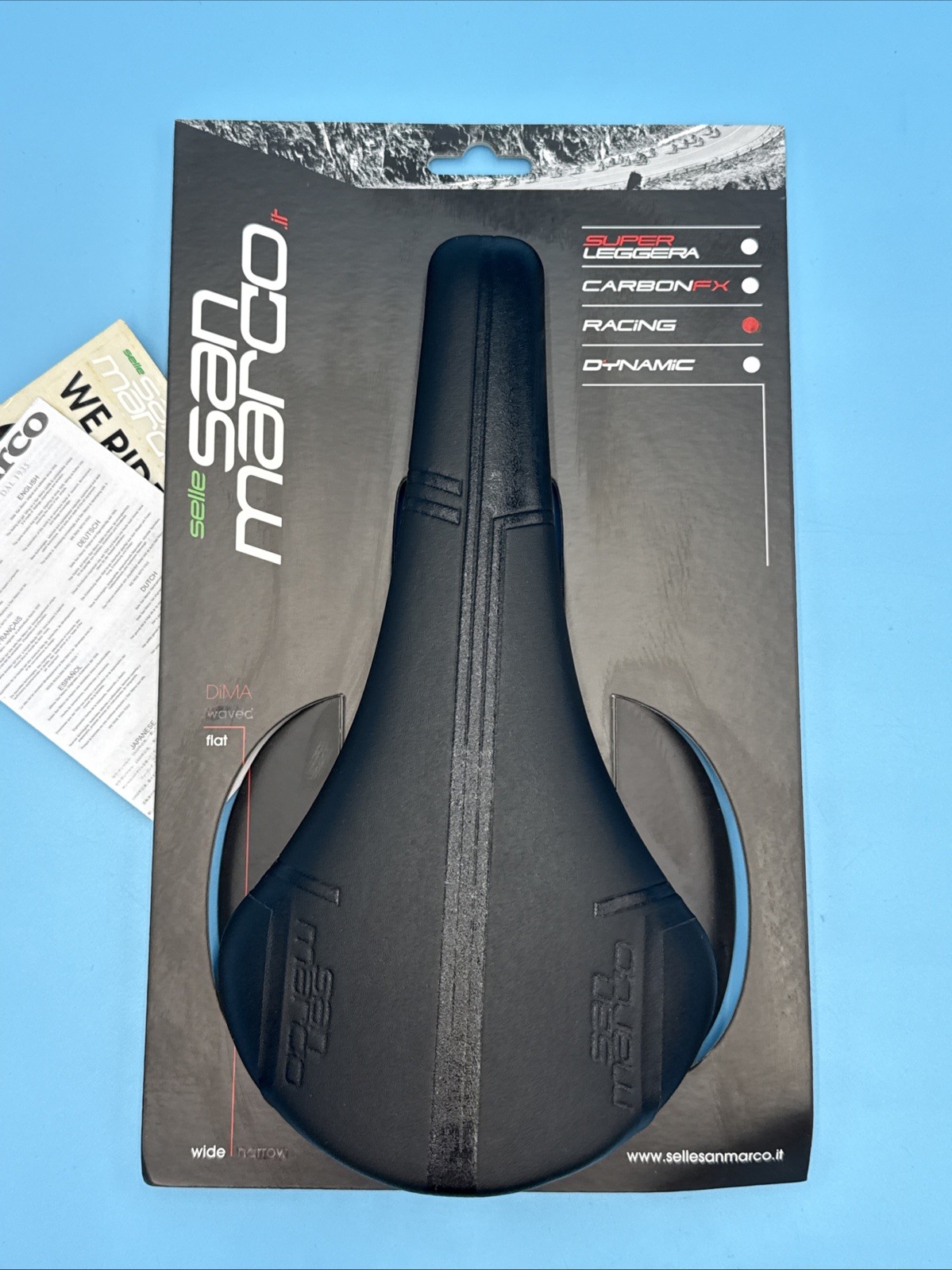 Selle San Marco REGALE Racing Wide Black Microfeel Saddle Xsilite Stainless Rail