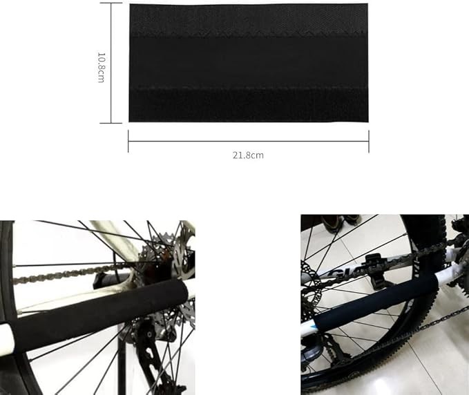 5 Pack Bike Frame Chainstay Protector Universal Neoprene Fabric Wrap Cover Pads
