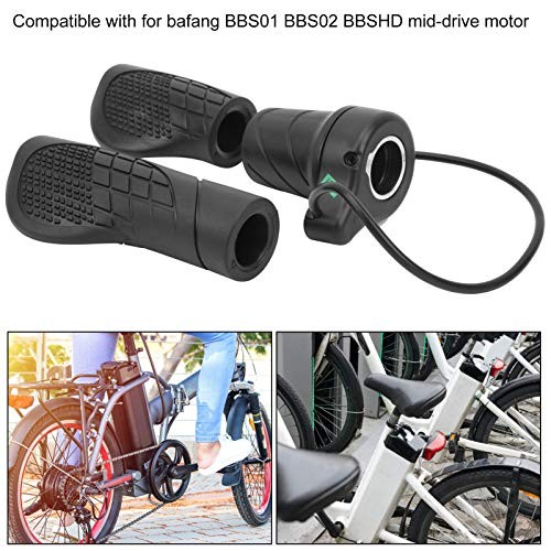 Electric Bike Throttle, Waterproof Half-Twist Non-Slip Grip Throttle Handle