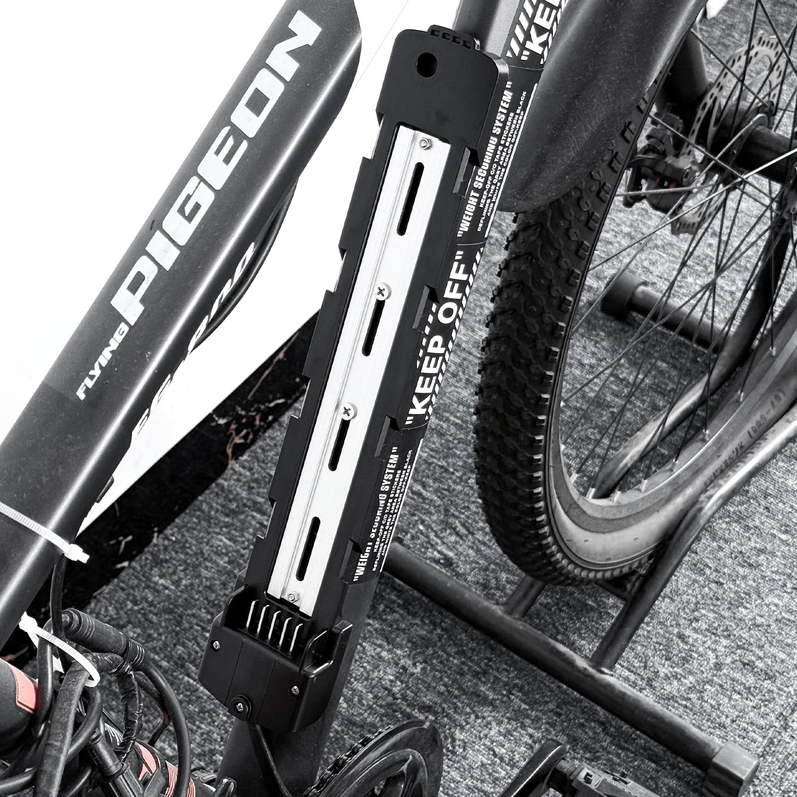 Ebike Battery Mounting Plate Replacement, 5pin Holder Bracket with XT60 & Anders