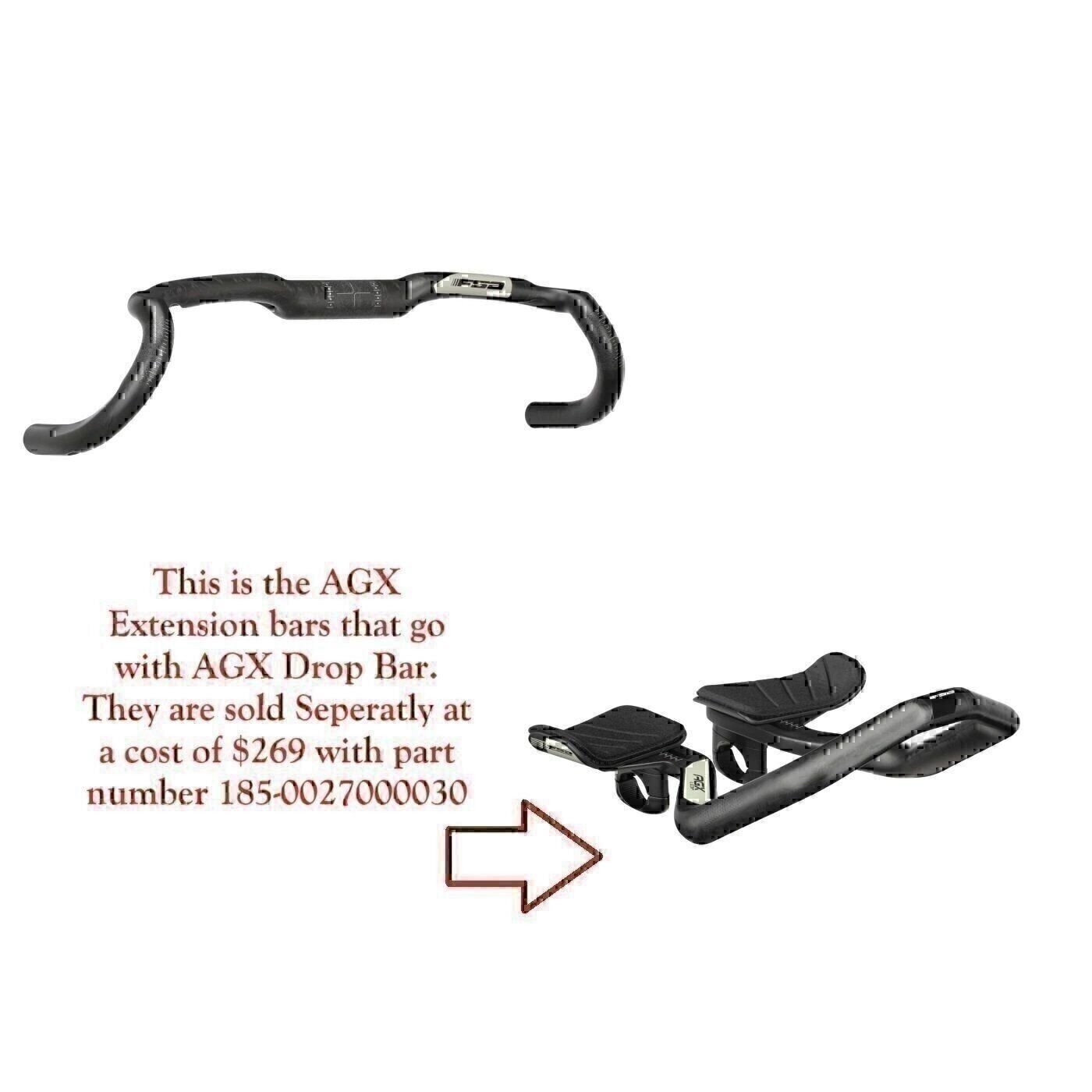 FSA K-Force AGX Gravel Carbon Drop Handlebar 31.8