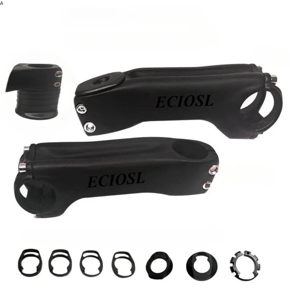 Carbon Fiber Bike Stem -10° MTB Road Handlebar 31.8mm 60-120mm Lightweight