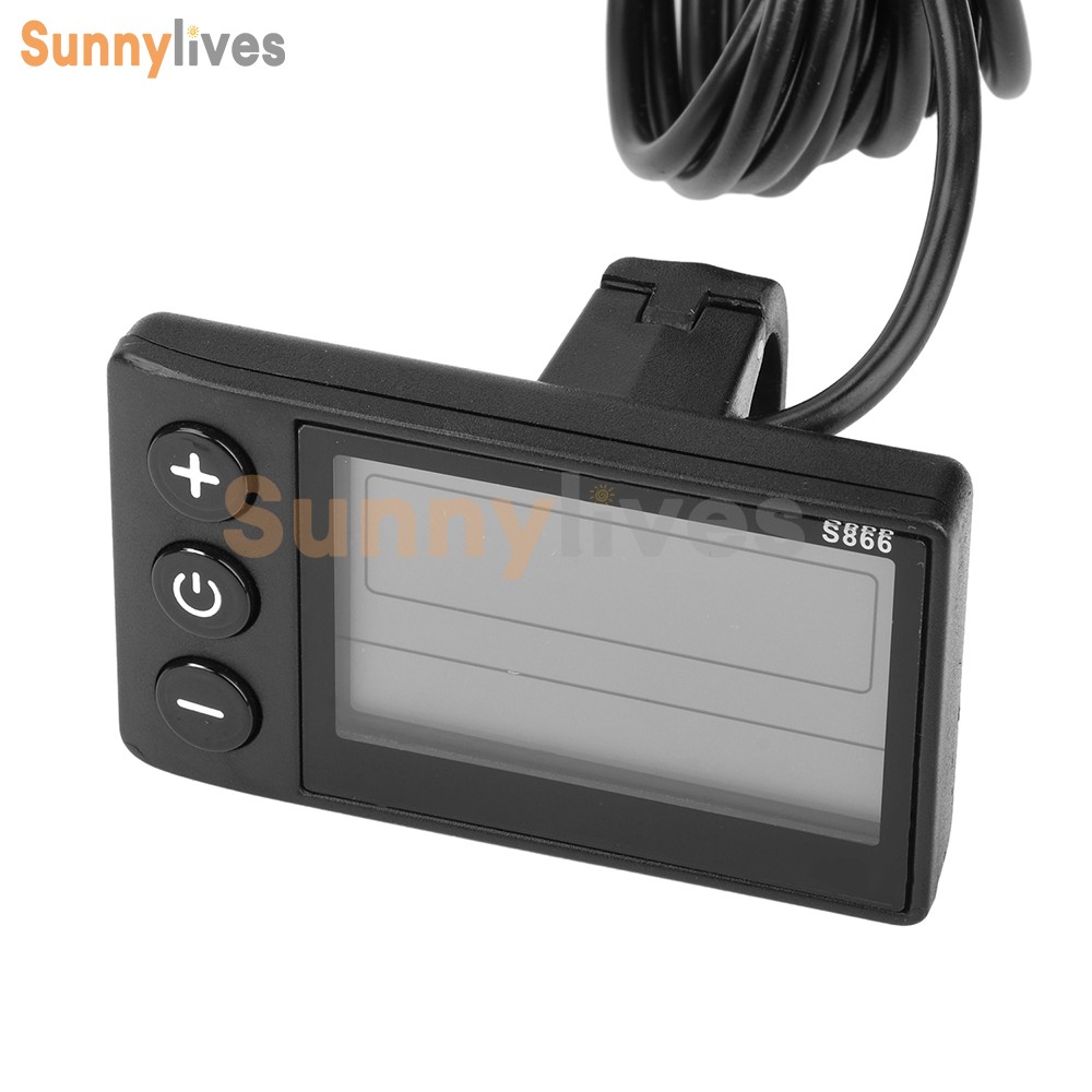 36V 48V 64V 40A 30A 20A Brushless Motor Controller E-Bike S866 LCD Display Meter