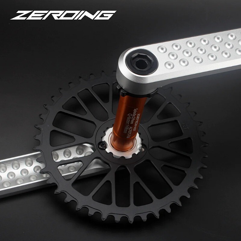 165/170/175mm Gravel Road Folding Bicycle Crankset with Single Chainring 40-46T