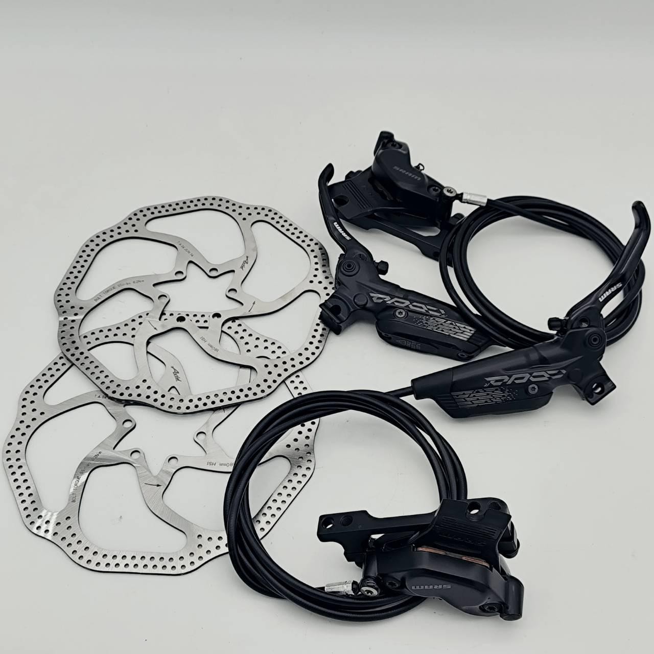 SRAM Code R 4 Piston DiscBrake Front & Rear 1700mm With 180mm Rotors