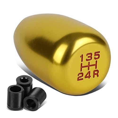Type-R Aluminum Gold 5-Speed Shift Knob Type-R Indications