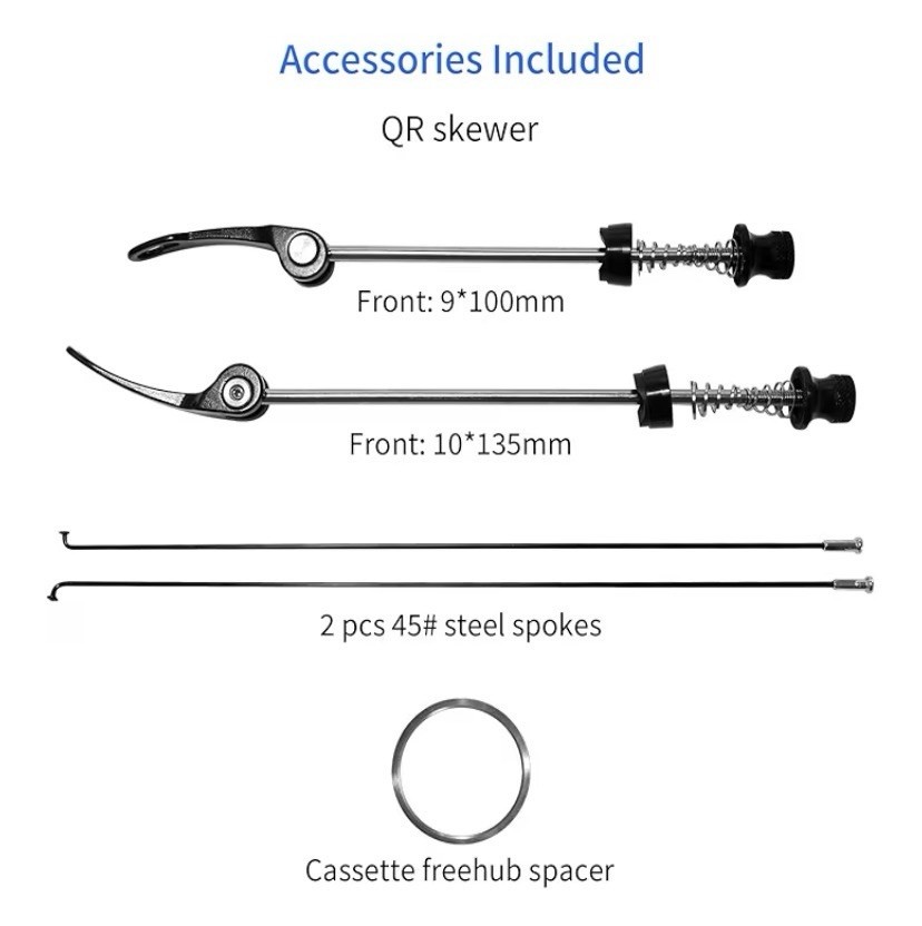 ZTZ 29” Ultralight Quick Release Alloy Rim (Front)