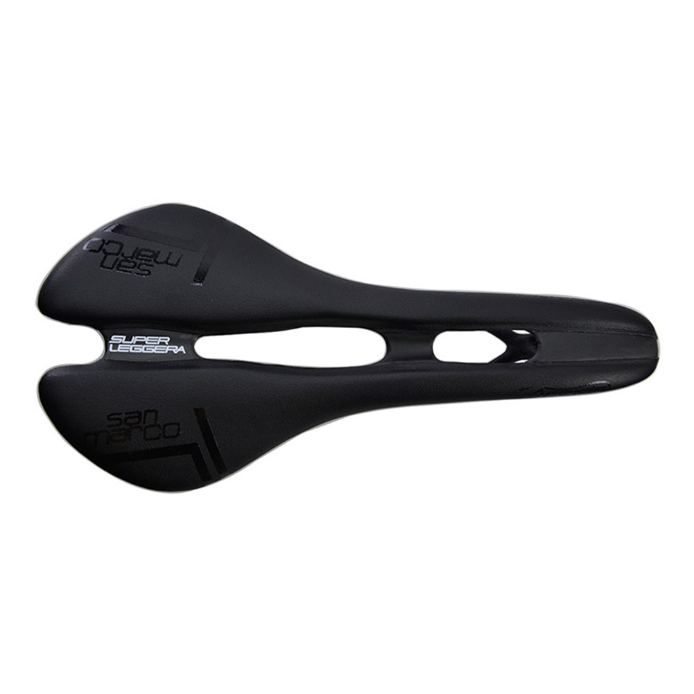 Carbon PV leather Hollow Seat Saddle 278*130mm for MTB Bike Road Bicycle Racing