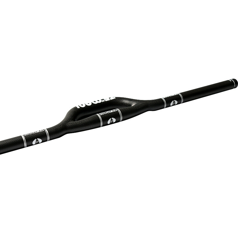 3K Full Carbon Bicycle Handlebars MTB Folding Bike Rise Bar 25.4/31.8*420-740mm