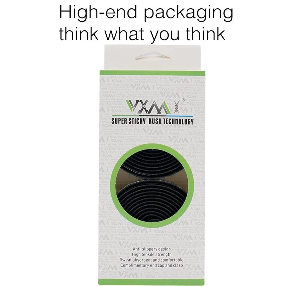 VXM Bicycle Handlebar Tape Carbon Fiber PU EVA Road Bike Bar Tape Wrap 2 Rolls