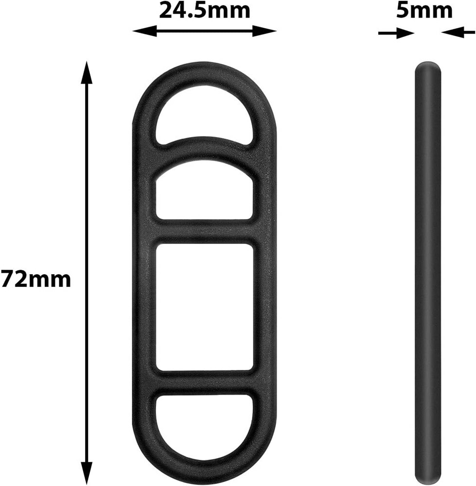 10X Bicycle Bike Light Silicone Straps Cycling Rubber Mount Band US Stock N761