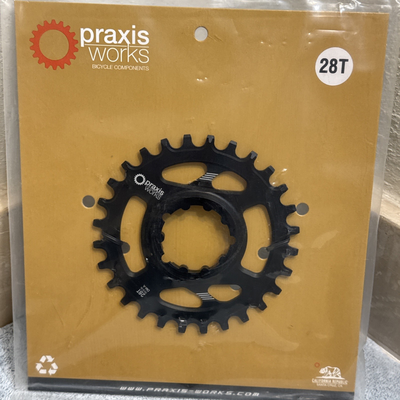 Praxis Works Direct mount Chainring 28T Wide/Narrow 1X 3mm offset DMA for 49mmCL