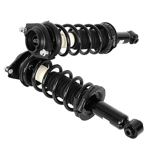 Rear Pair Complete Struts Coil Spring Assembly Shock Absorber Compatible with