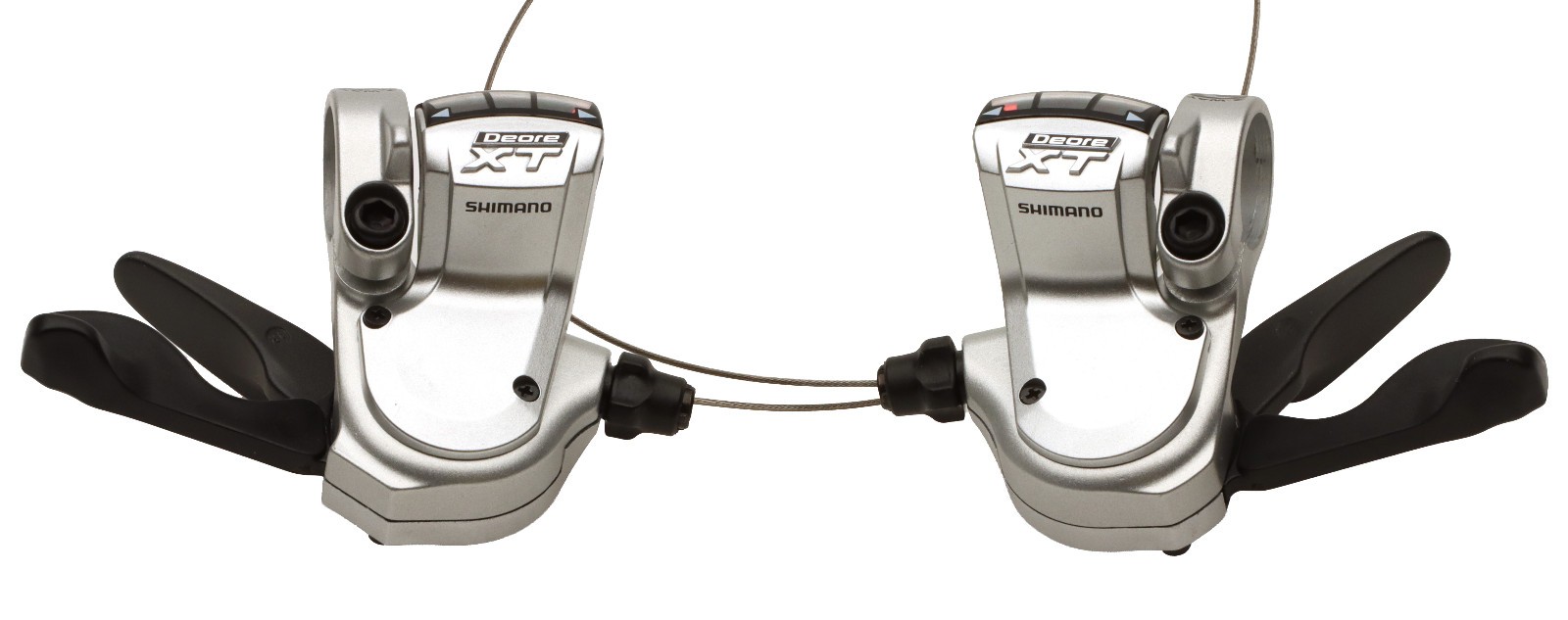 Shimano Deore XT SL-M760 Shifter Levers Set R/L 3x9s Silver NOS