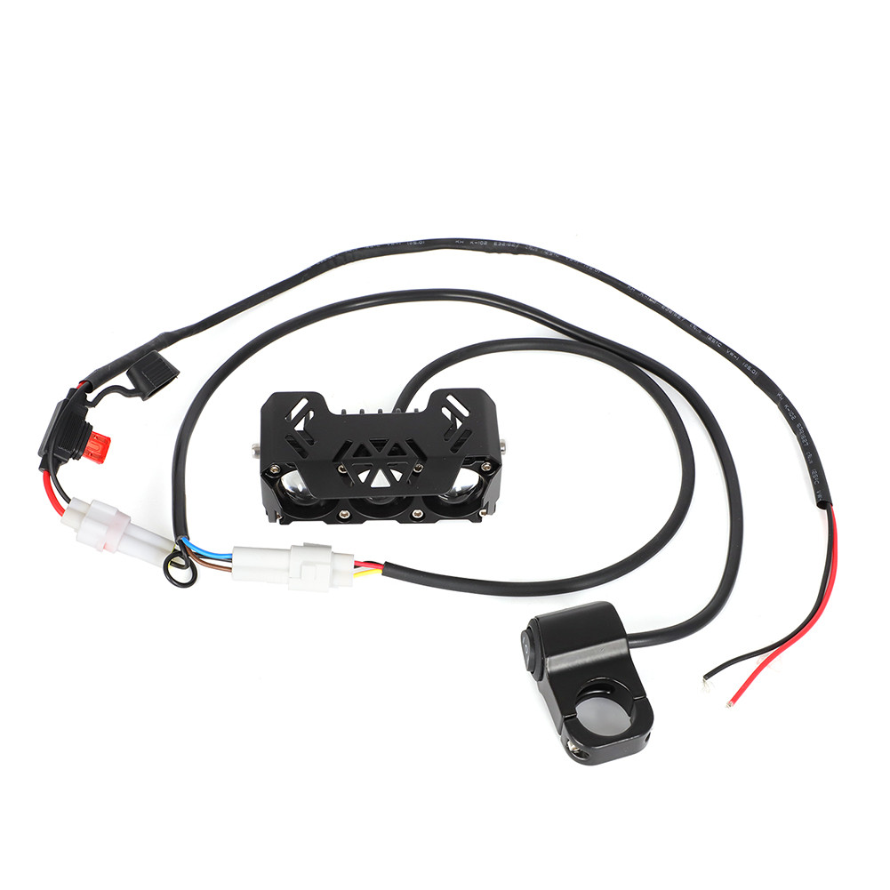 US Dirt Bike LED Light Headlight & Switch Kit For Kawasaki Honda Yamaha Suzuki