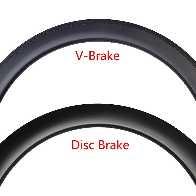 700C Road Bike Carbon Fiber Rims Tubeless UD 3K 12K Matte Glossy Finish 28 32H