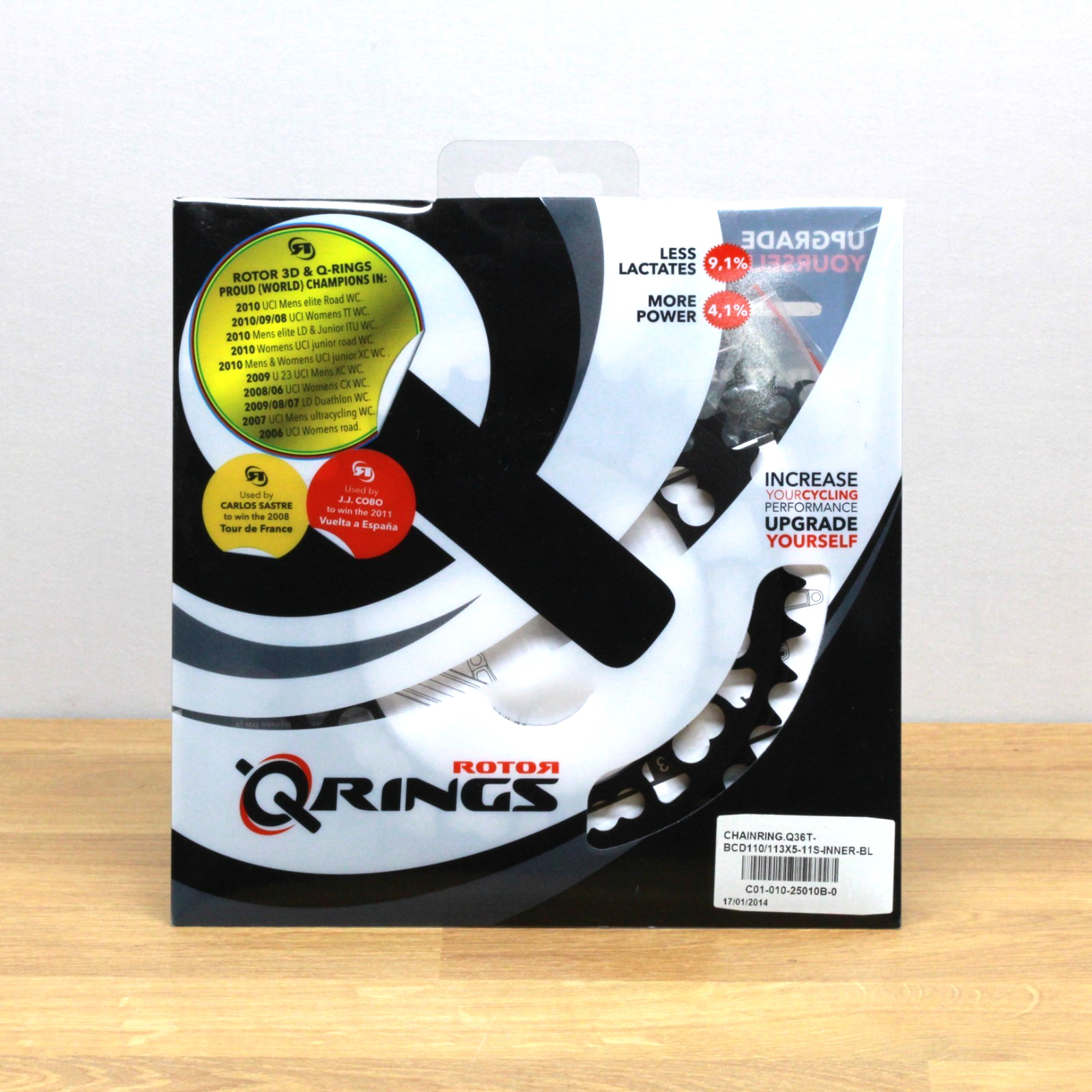 ROTOR Q Ring – BCD 110/113×5 – (36T) – 11s – Inner Ring – C01-010-25010B-0
