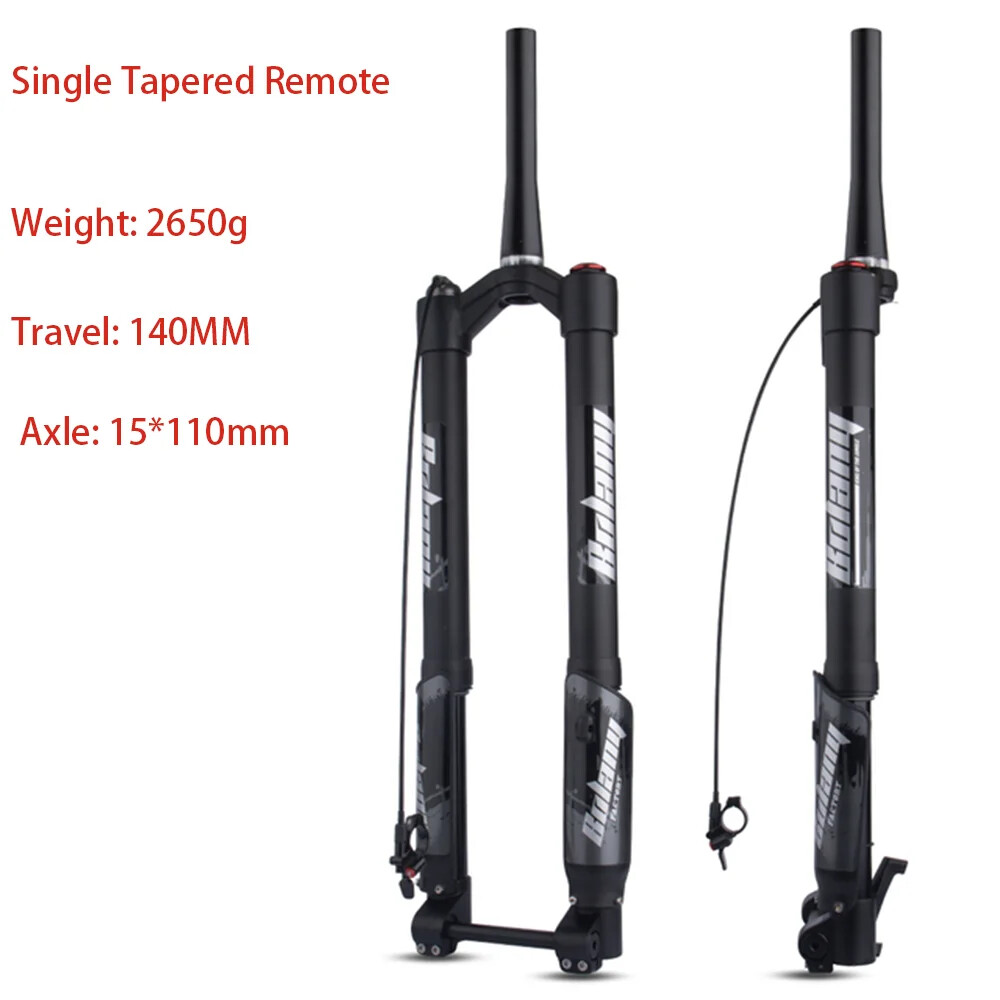 Eectric Bicycle Air Suspension 15*150mm Fork 160MM Thru Axle Inverted Fork