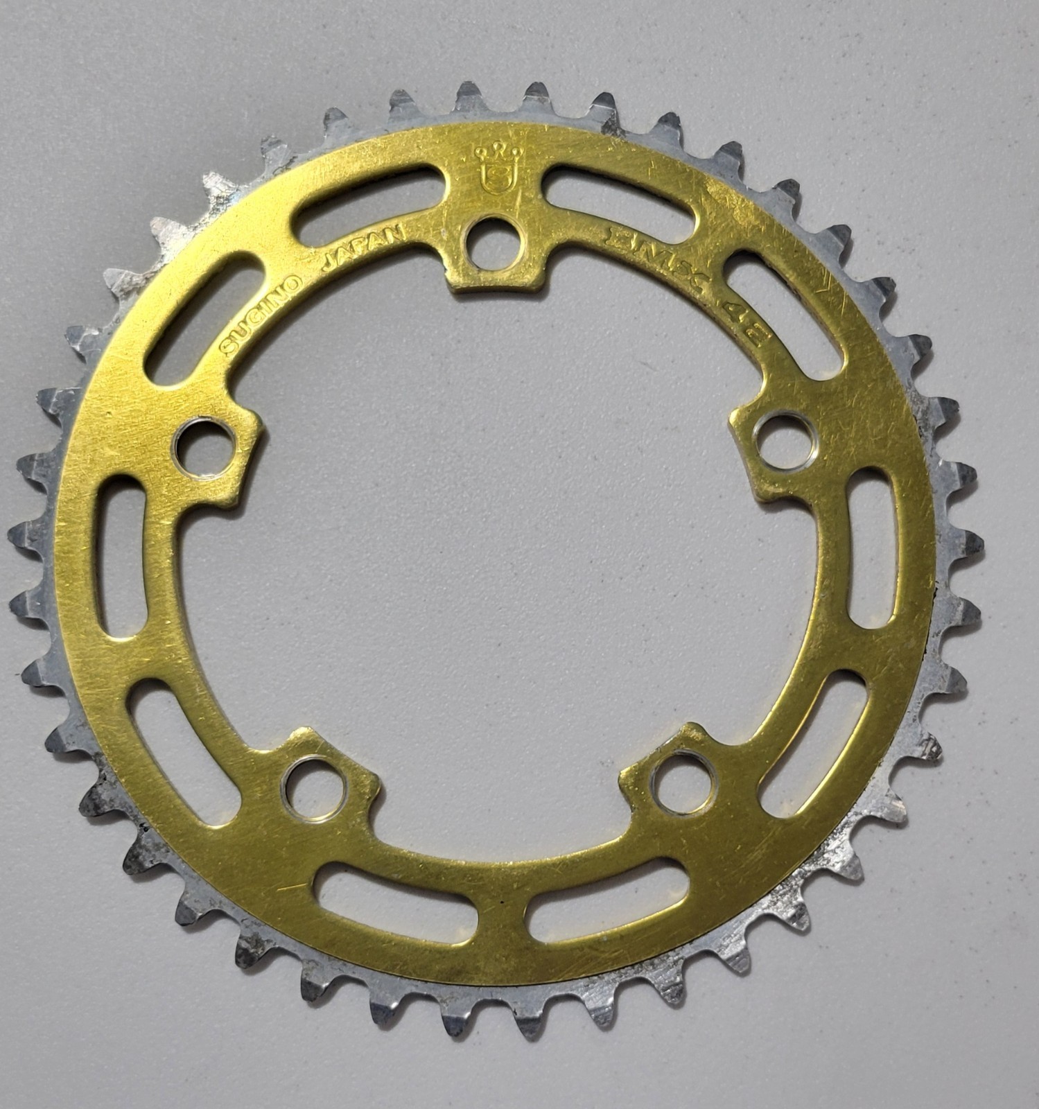 Sugino Crown BMX 42T Gold Chainring Sprocket