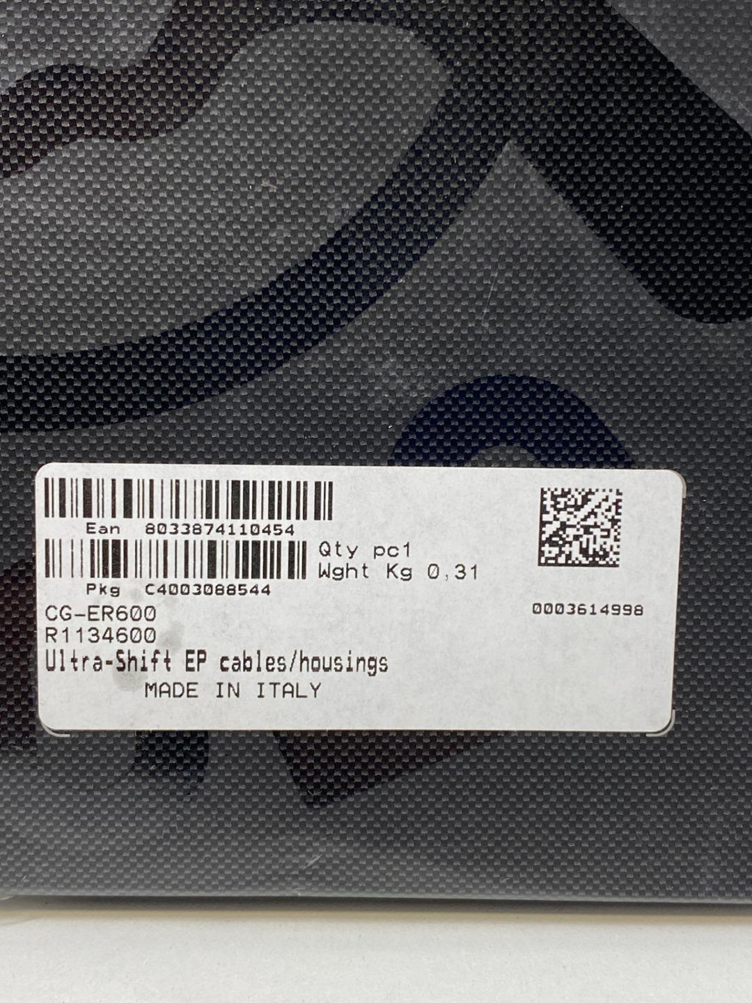 new Campagnolo bicycle Ultra-Shift EP CABLES CG-ER600 and HOUSING Black