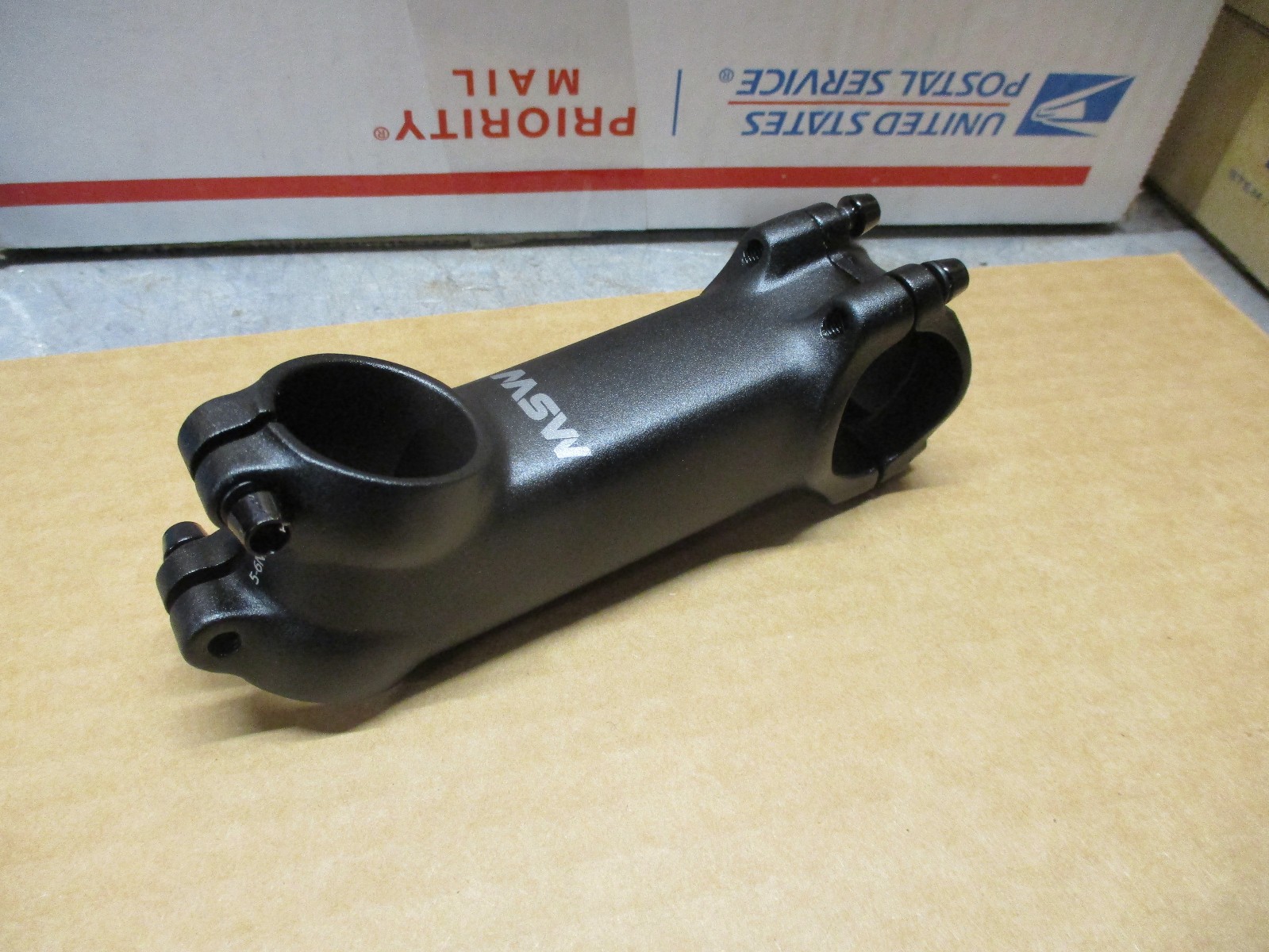 MSW Stem Length 100mm / Clamp 31.8mm / 25 Degree / Steerer 1 1/8 in Black MTB