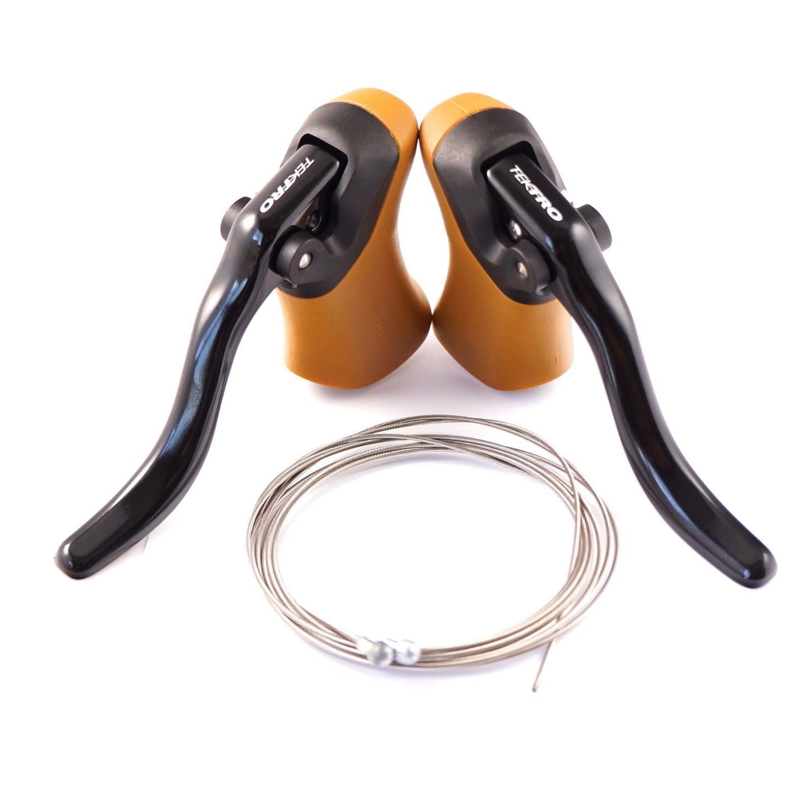 Tektro RL340 Gum rubber hood / Black Lever Aero Brake Levers for Road Bike