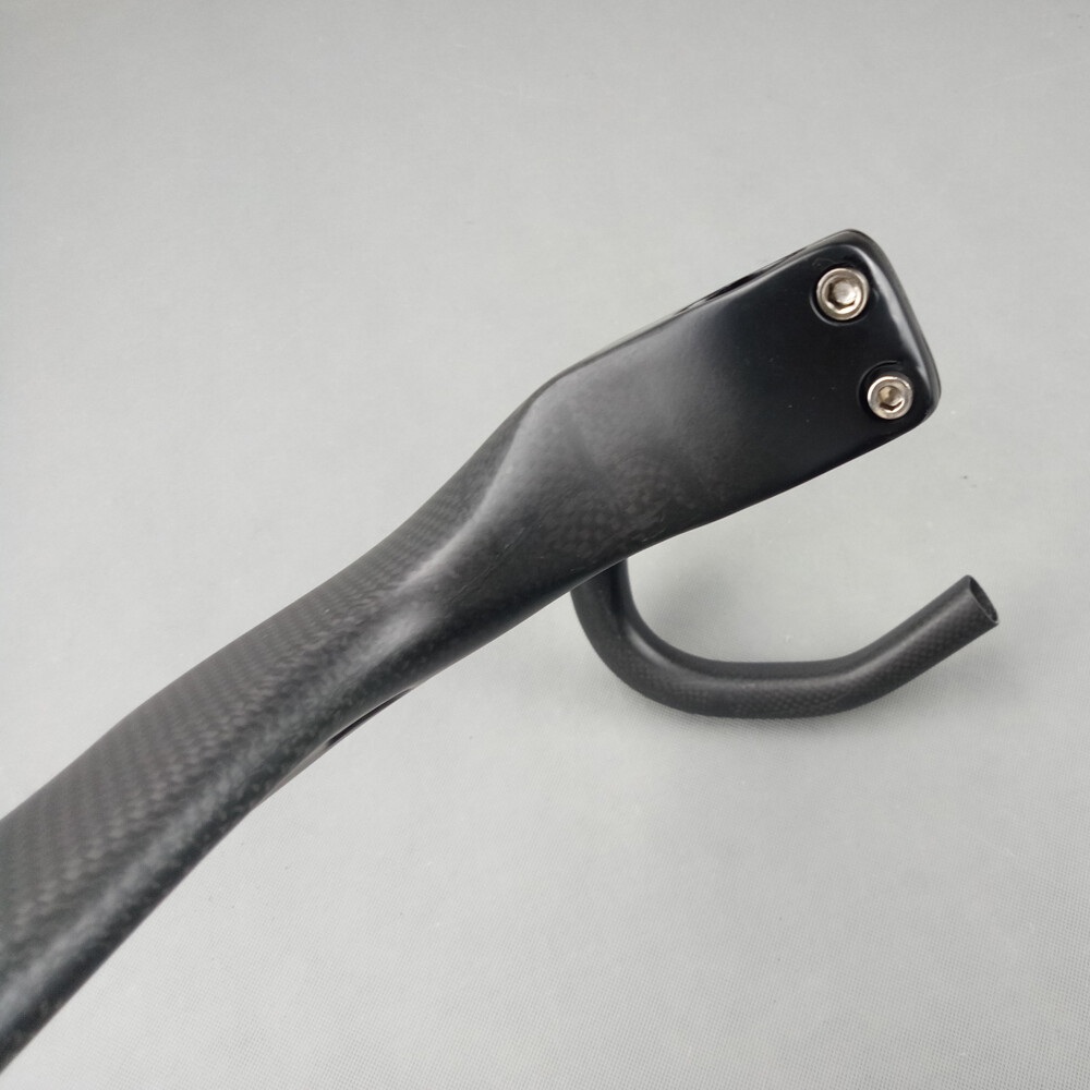 400/420/440mm Cycling Integrated Handlebar Stem Carbon Fiber Road Bike Drop Bar