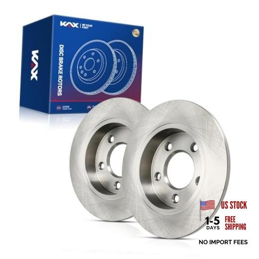 10.43in Rear Disc Brake Rotors Pair Rear-31365 10.43in-5-9mm Solid Disc