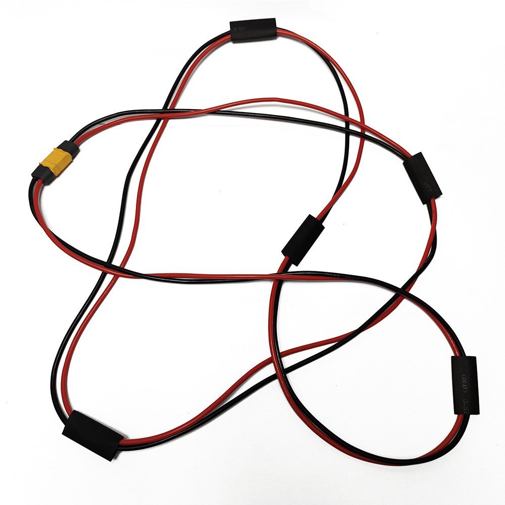 Power Cable XT60 Male Female Plug Extend Cable for Ebike Battery 14AWG 1M/ 2M