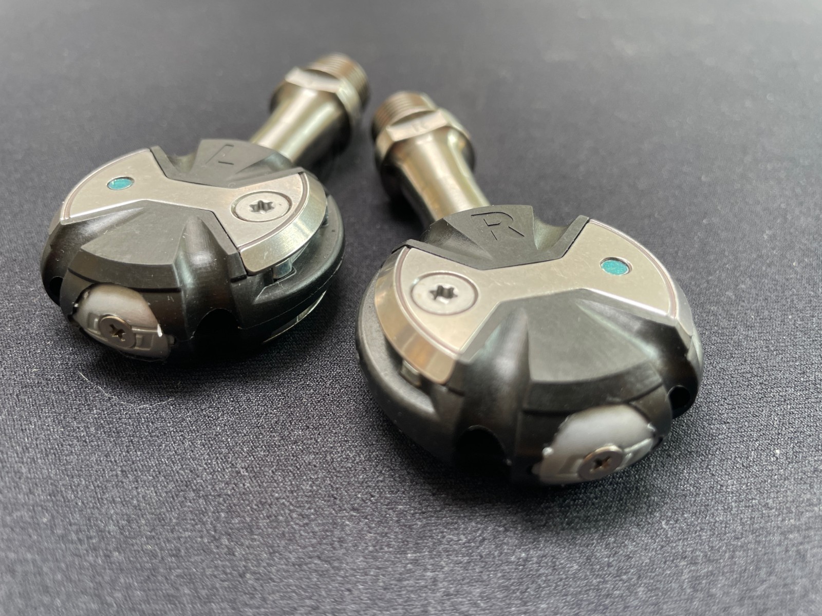 Speedplay Zero Titanium pedal system, Black, with Zero V.2 cleat set, NEW