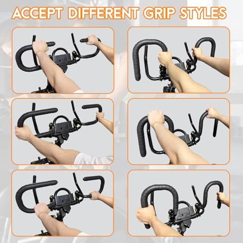 U-Handlebar Extender for Indoor Spin Bikes – Comfortable Upright Ride & Grip Opt