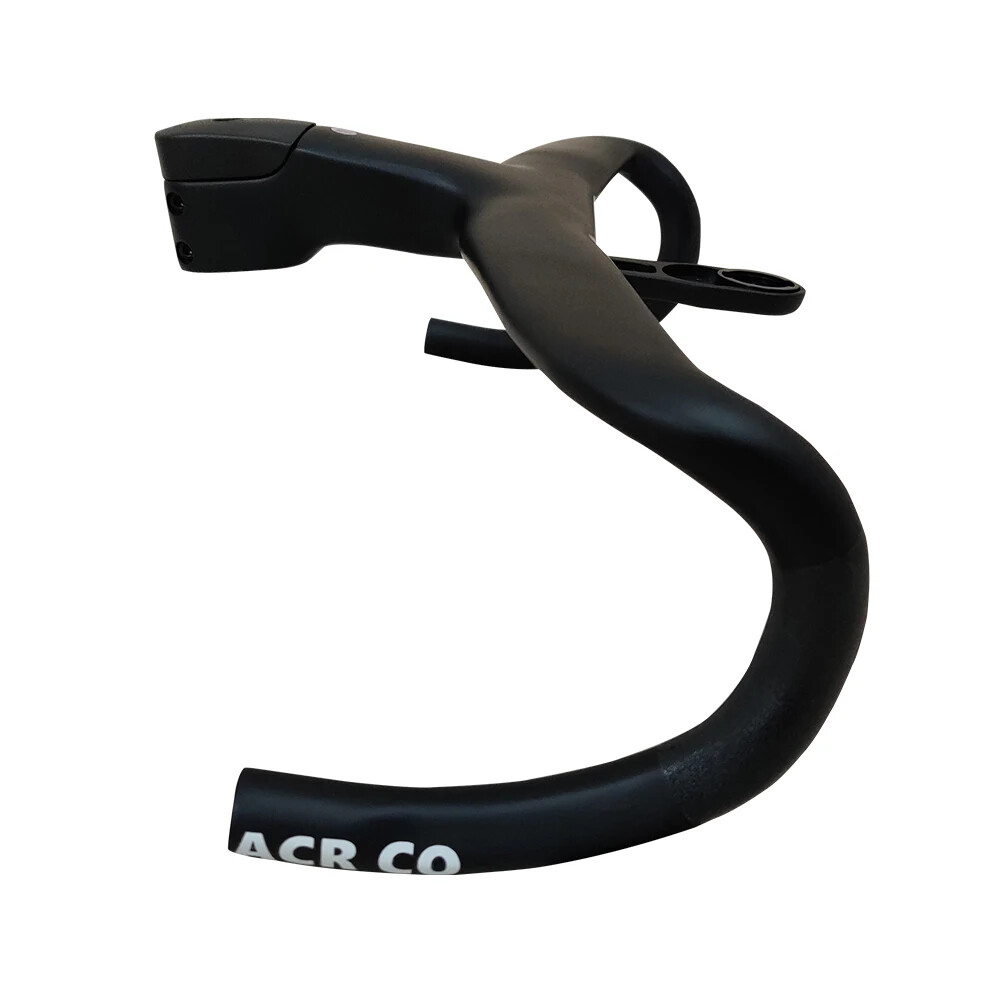 Road Bicycle Internal Routing Cable Integrated Handlebars with Computer Mounts
