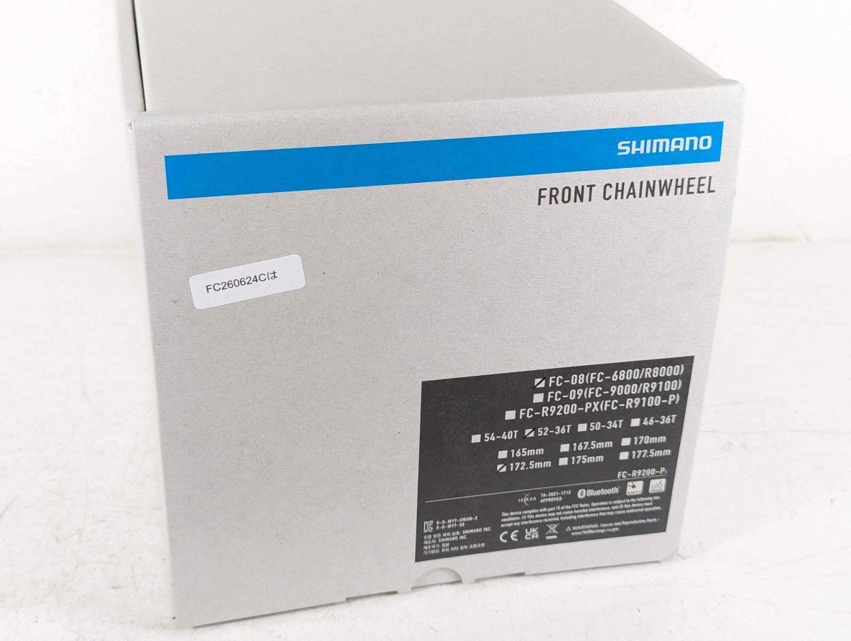 【Unused Item】For For ULTEGRA FC 08 52-36t 172.5mm C FC260624C