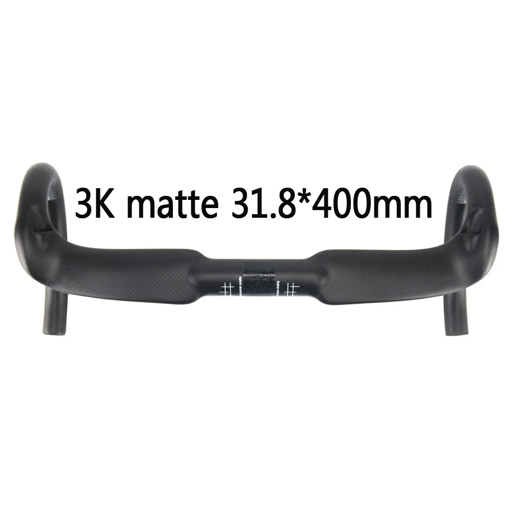 31.8mm Carbon Road Handlebar Gravel Bike Internal Wiring Drop Bar 400/420/440mm