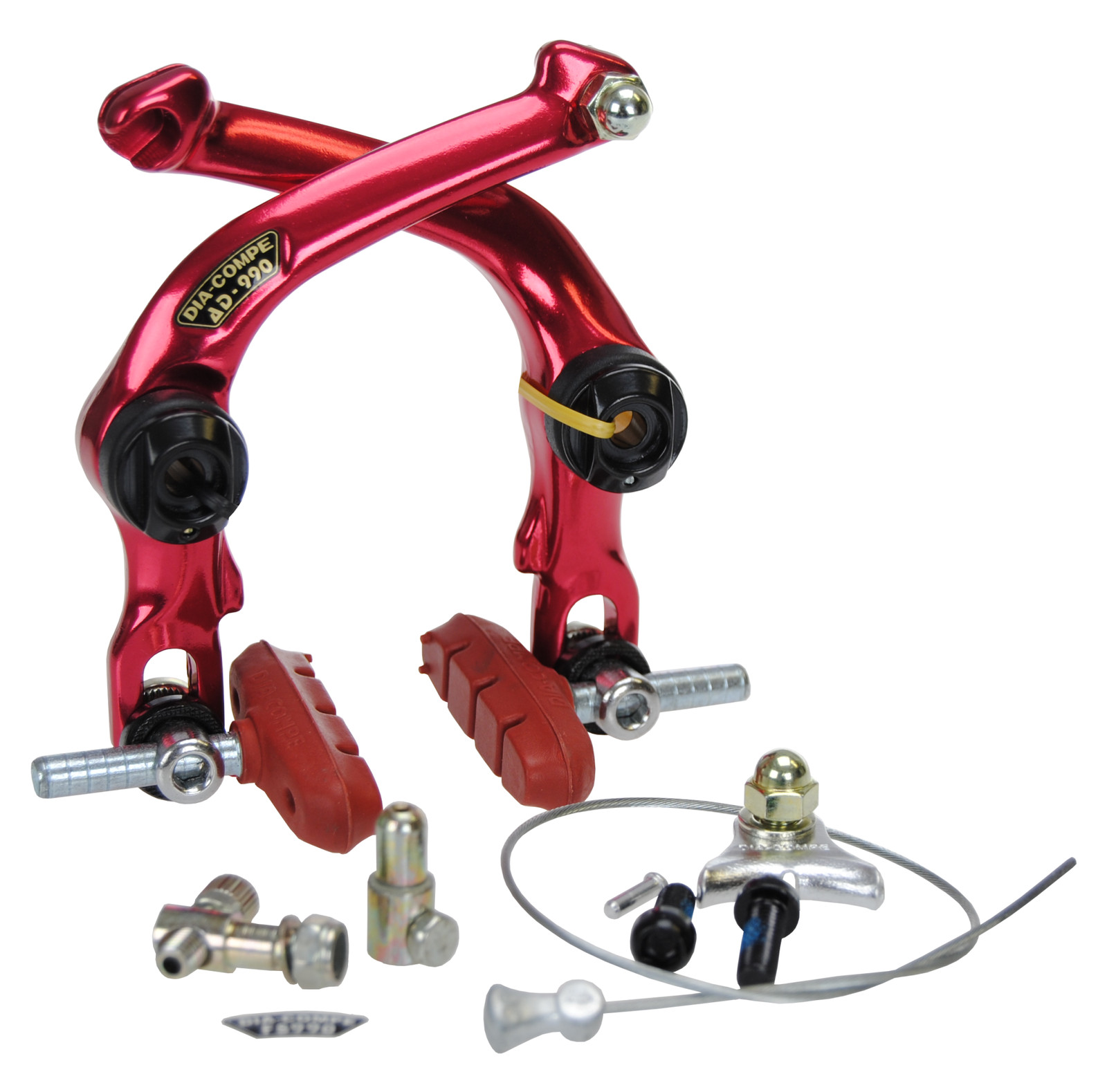 Dia-Compe AD-990 FS-990 BMX U-brake bicycle brake caliper – RED